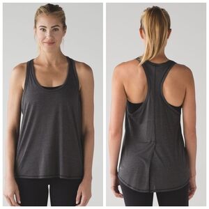 Lululemon Tie It Up Singlet In Charcoal Heather